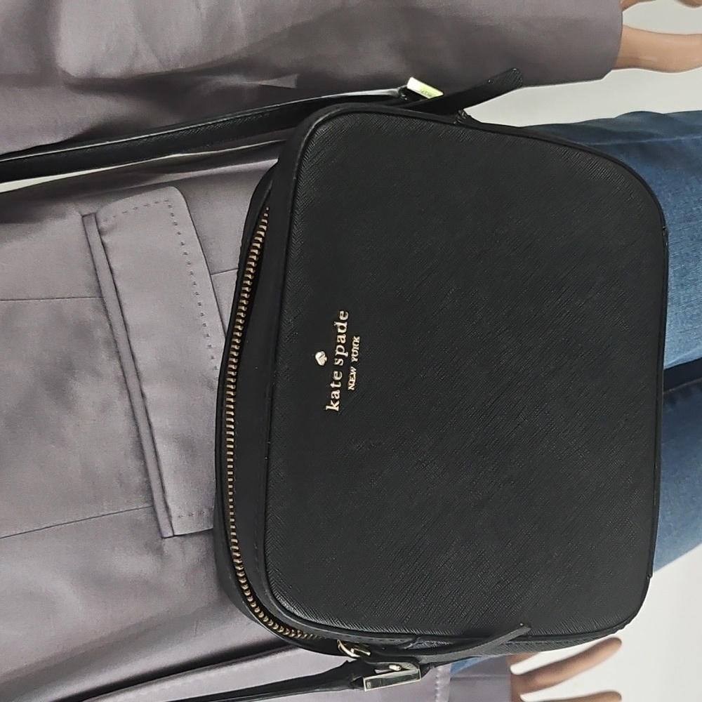 kate spade Black Saffiano Crossbody Bag